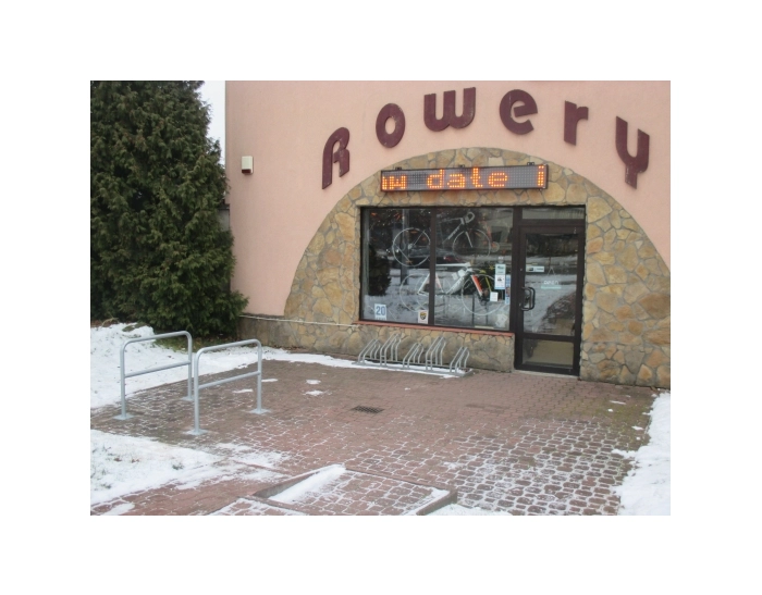 Stojak na 5 rowerów SR-5.505(NN) i Stojak na 2 rowery SRP-2