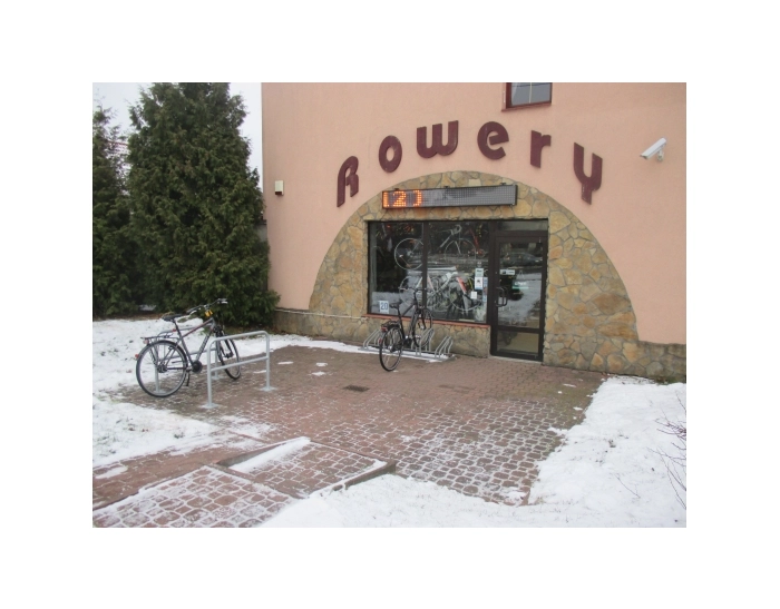 Stojak na 5 rowerów SR-5.505(NN) i Stojak na 2 rowery SRP-2