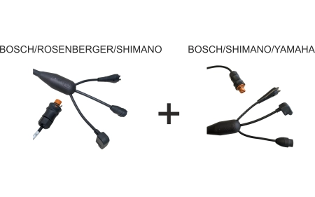 Stacja/modul SMŁR-58.040 LiON BOX z 2 kablami posiadającymi po 4 różne wtyczki z systemem ładowania 36V (4A), 1 x gniazdo Schuko 230V, opcja stojaka