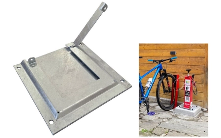 Stacja naprawy rowerów SNR-1.1.06 stal ocynkowana galwanicznie malowana proszkowo RAL