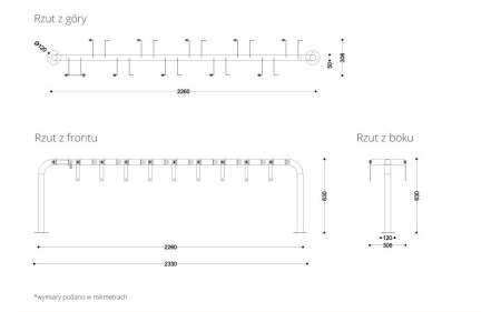 Stojak na hulajnogi STOJ.HULAJ.-01.01