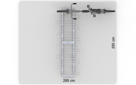 Powierzchnia robocza stojaka SR-12.303DW widok z góry.