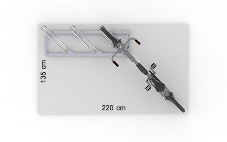 Powierzchnia robocza stojaka SR-3.909UL widok z góry.