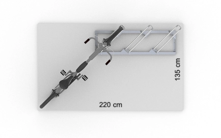 Powierzchnia robocza stojaka SR-3.909UP widok z góry.
