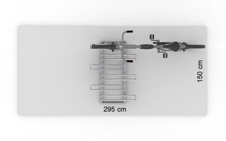 Powierzchnia robocza stojaka SR-6.909DW widok z góry.
